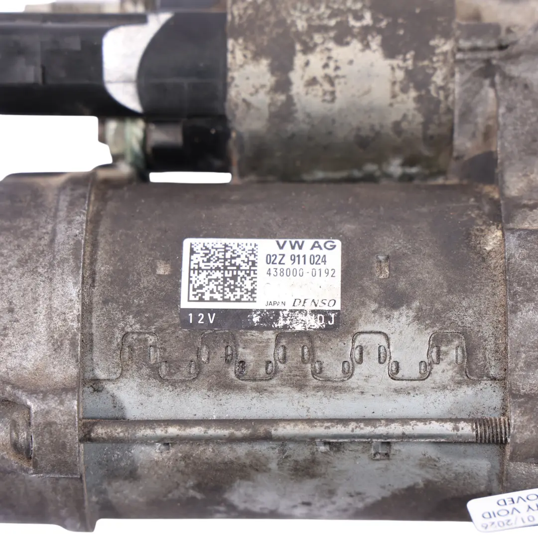 Volkswagen Golf Mk7 Jetta A6 Scirocco Mk3 Starter Motor - SKU 02Z911024 - Part number 02Z911024