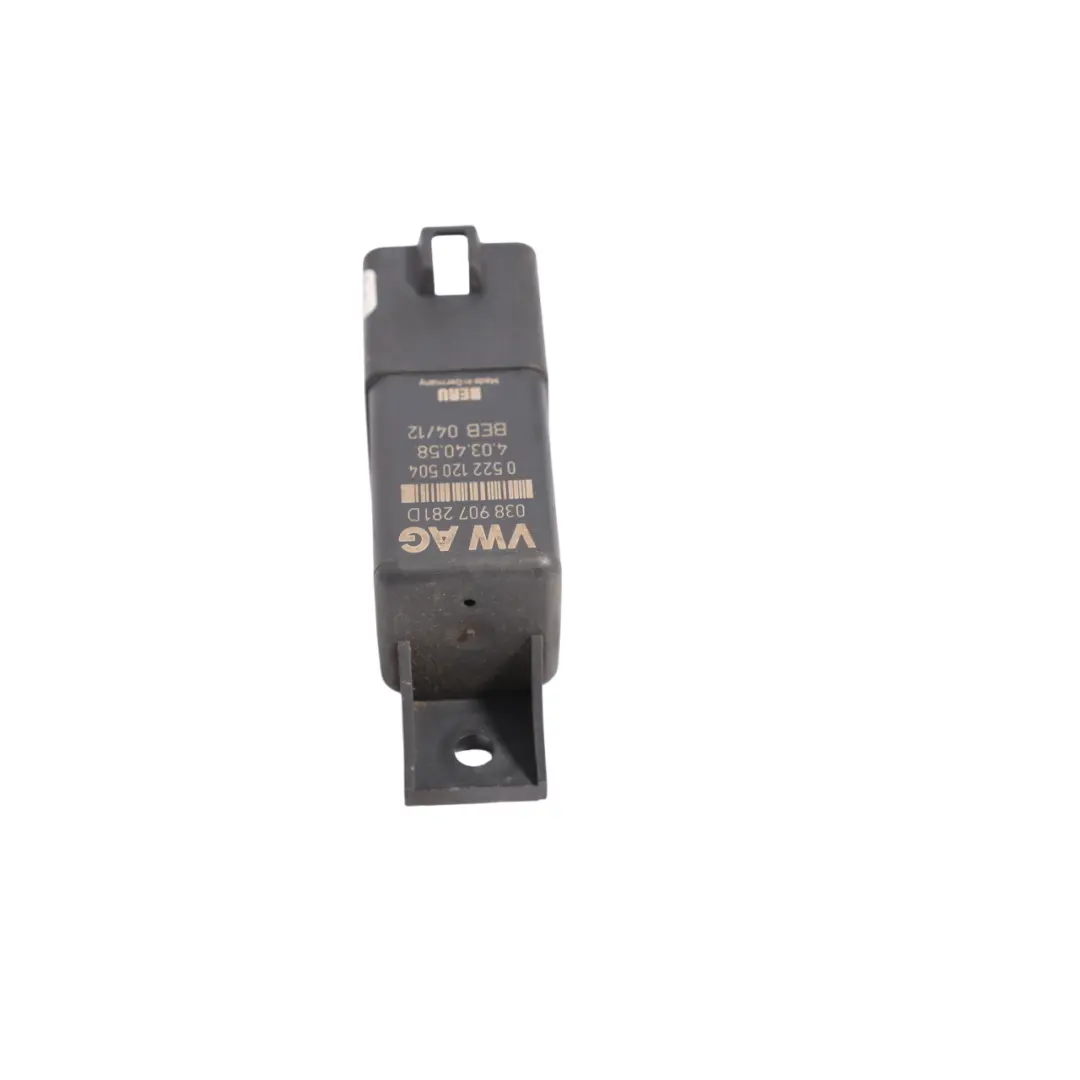 VW Volkswagen Caddy 2K Audi A4 B9 Unità Relè Candelette Nero Diesel - SKU 038907281D-2 - Numero di parte 038907281D
