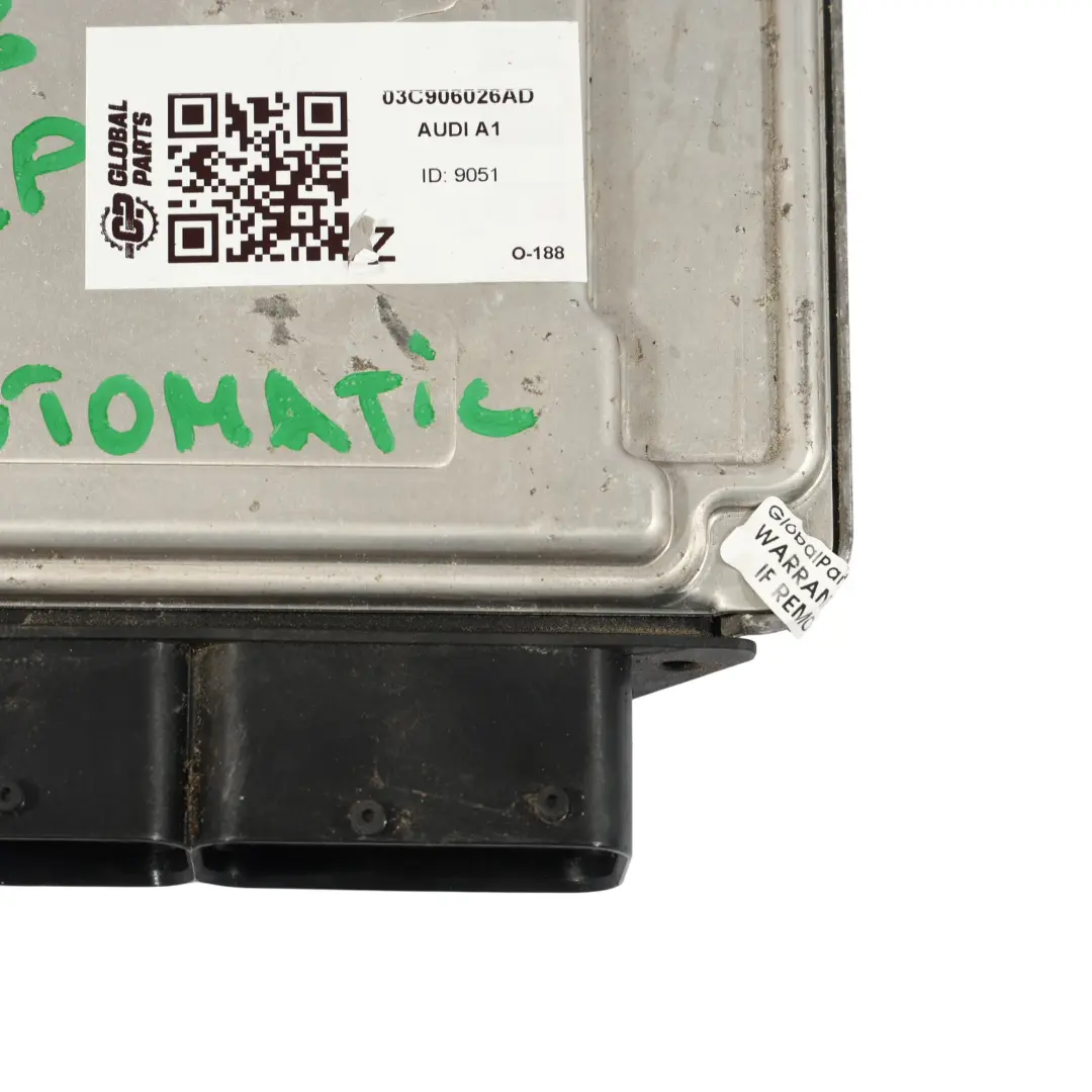 Audi A1 8X 1.4 TFSI CTHG 185HP Engine ECU Kit BCM + Key Automatic - SKU 03C906026AD - Part number 03C906026AD