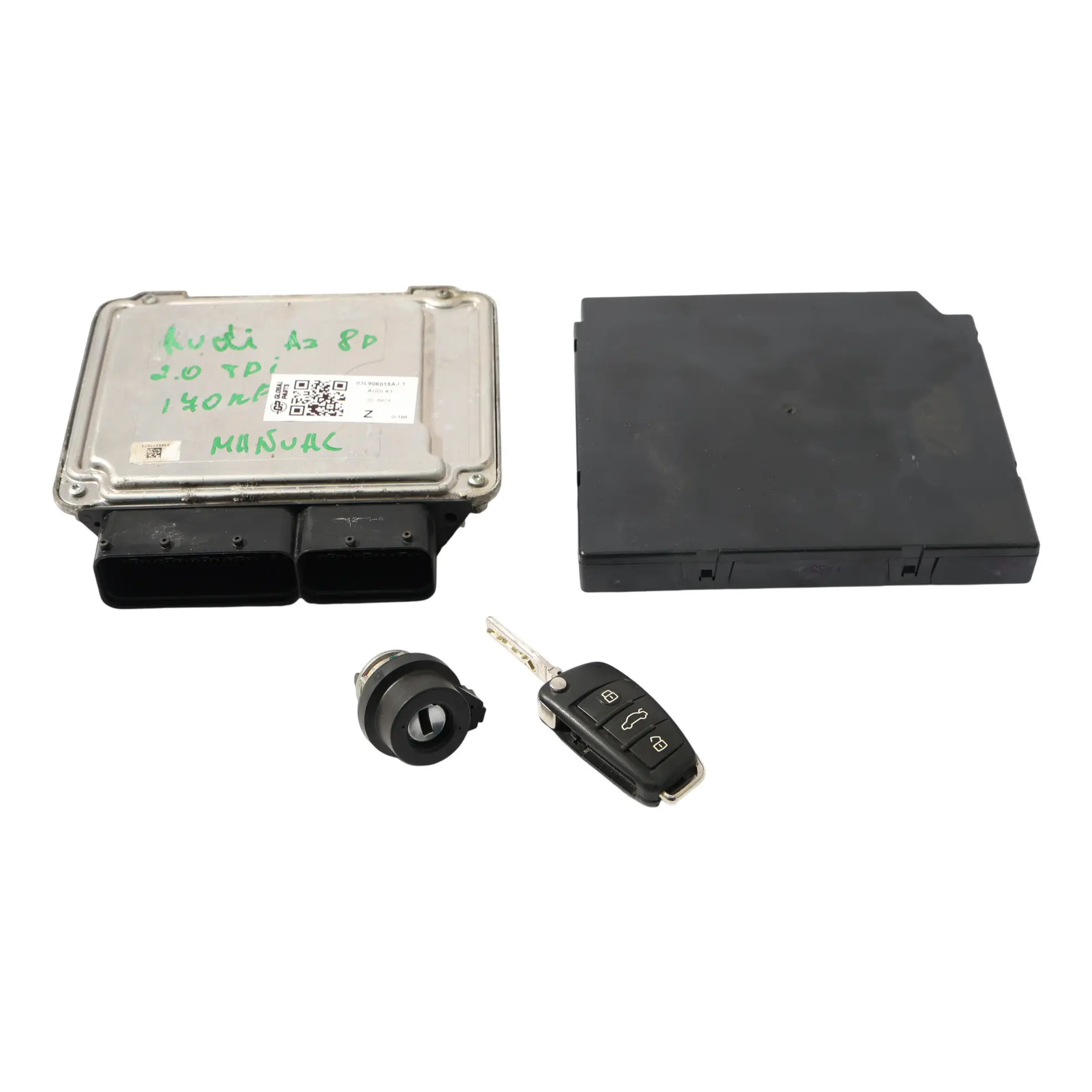 Audi A3 8P 2.0 TDI 170HP CFGB Engine Control Unit ECU Kit 03L906018AJ Manual