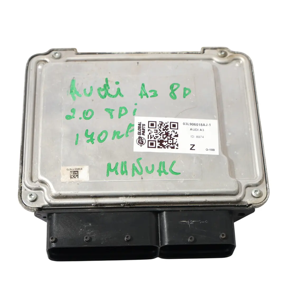 170HP CFGB Engine Control Unit ECU Kit Manual to Audi A3 8P 2.0 TDI with Part number 03L906018AJ Audi A3 8P 2.0 TDI 170HP CFGB Engine Control Unit ECU Kit Manual - SKU 03L906018AJ-1 - Part number 03L906018AJ
