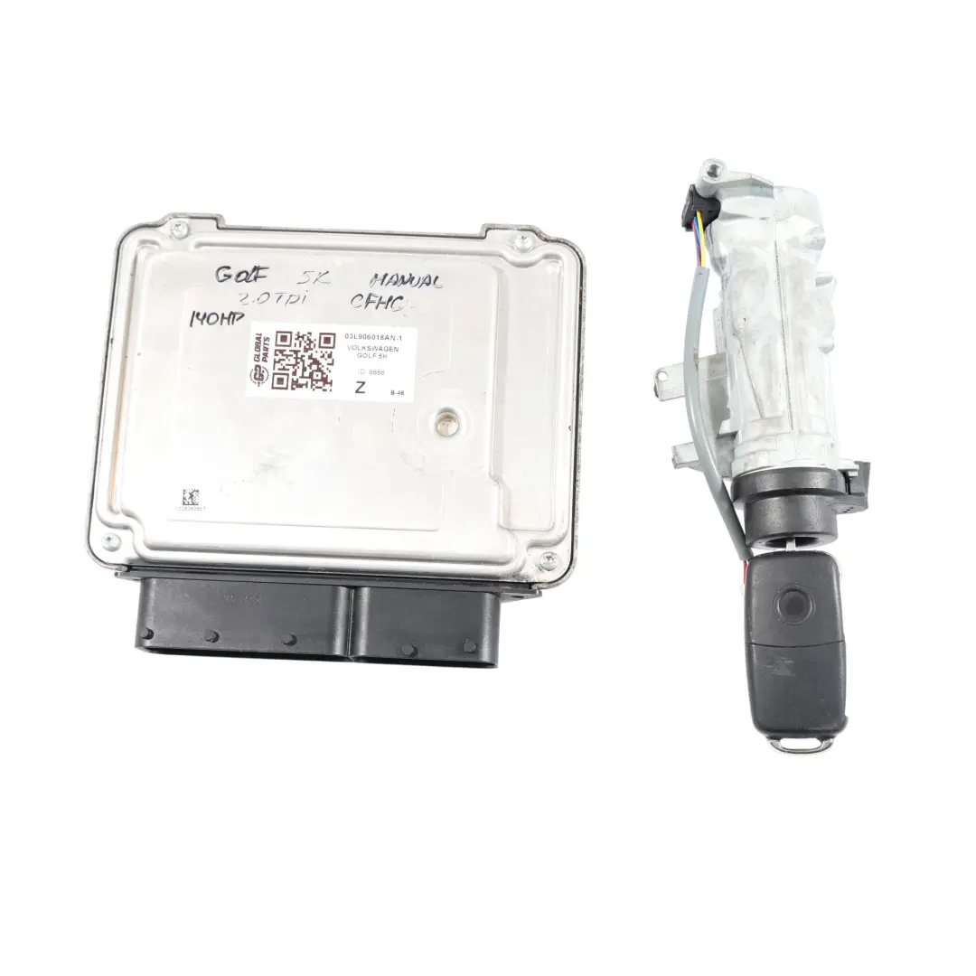 Volkswagen Golf Mk6 Variant Scirocco Unidad Control Motor Diésel ECU - SKU 03L906018AN-1 - Número de pieza 03L906018AN
