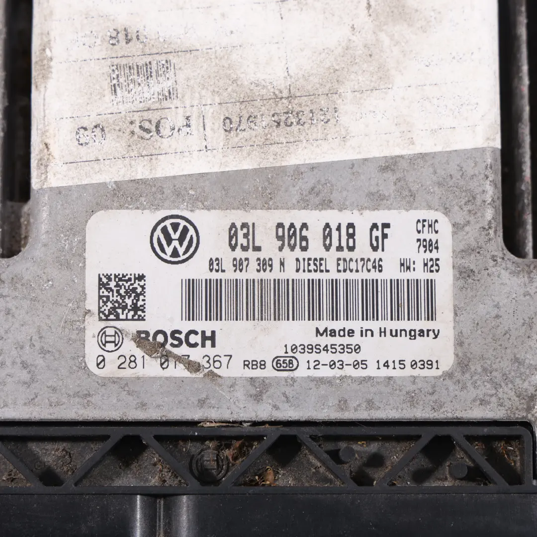 Mk3 2.0 TDI 140HP CFHC Engine ECU Kit BCM 2 Key to Volkswagen Scirocco with Part number 03L906018GF Volkswagen Scirocco Mk3 2.0 TDI 140HP CFHC Engine ECU Kit BCM 2 Key - SKU 03L906018GF-1 - Part number 03L906018GF