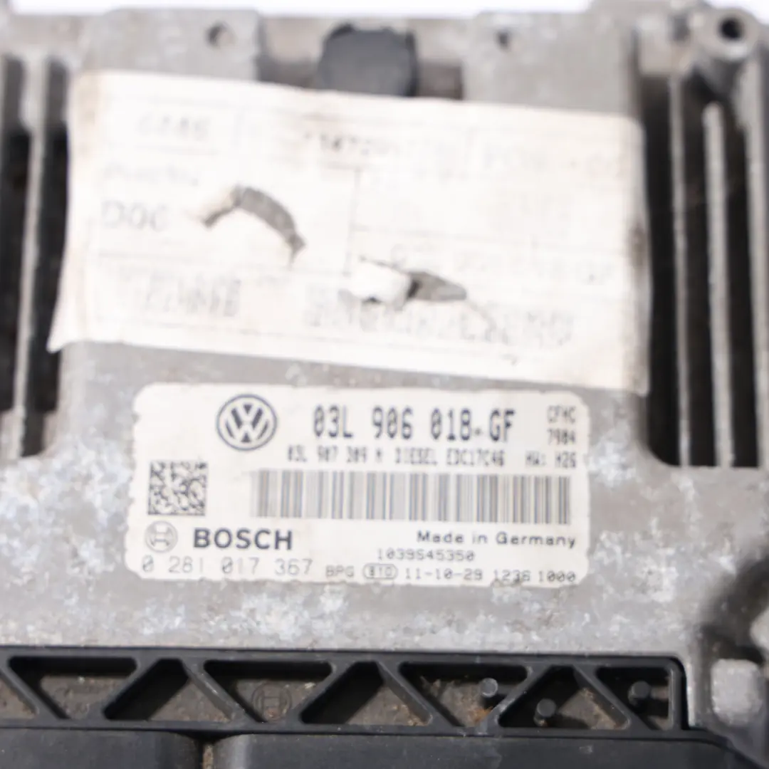 VW Scirocco Mk3 2.0 TDI 140PS CFHC Motorsteuerung ECU Kit Manual - SKU 03L906018GF - Teilenummer 03L906018GF