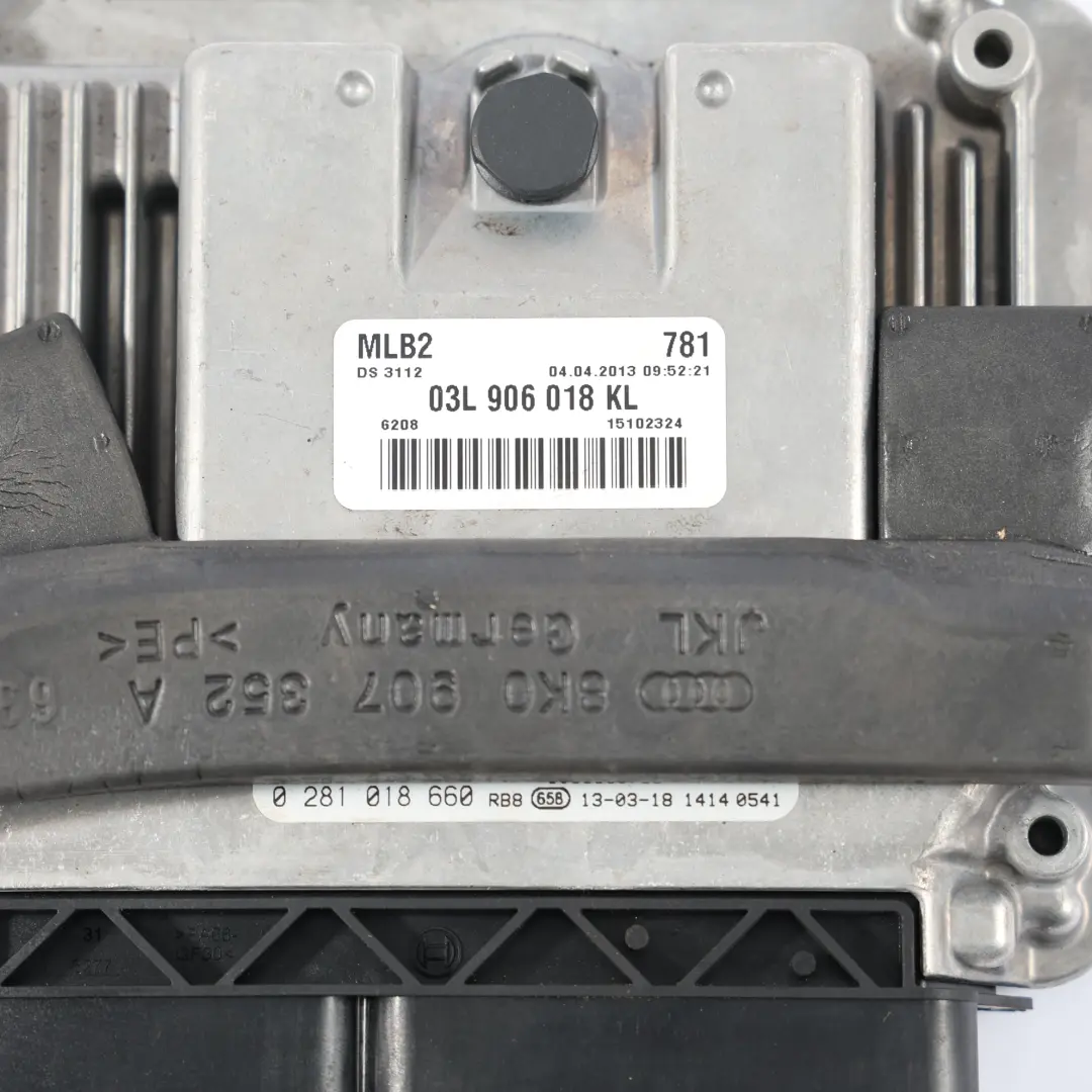 CGLC 177HP Motorsteuergerät Automatik für Audi A5 8T 2.0 TDI Quattro mit Teilenummer 03L906018KL Audi A5 8T 2.0 TDI Quattro CGLC 177HP Motorsteuergerät Automatik - SKU 03L906018KL-1 - Teilenummer 03L906018KL