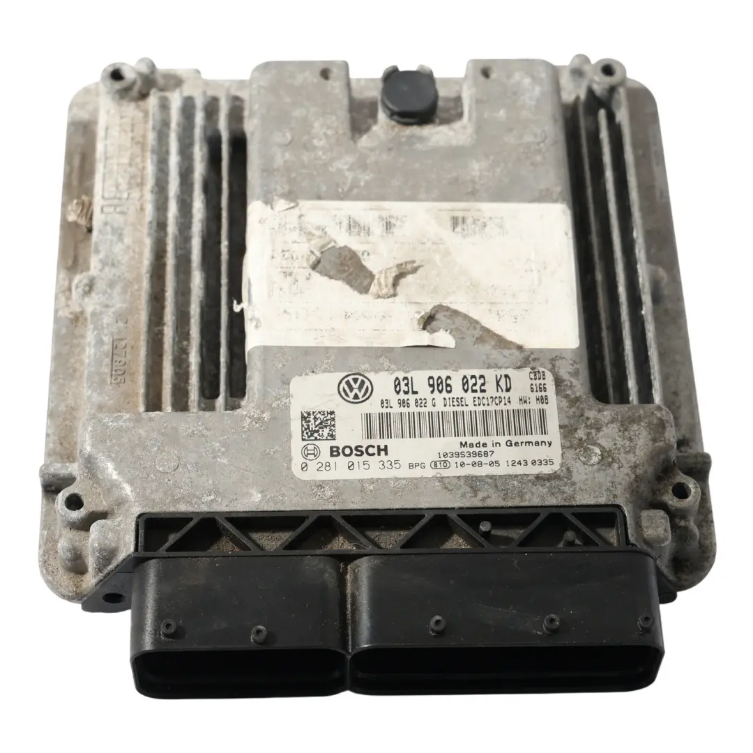 VW Scirocco Mk3 2.0 TDI CBDB 140HP Engine Control Module ECU Manual - SKU 03L906022KD - Part number 03L906022KD