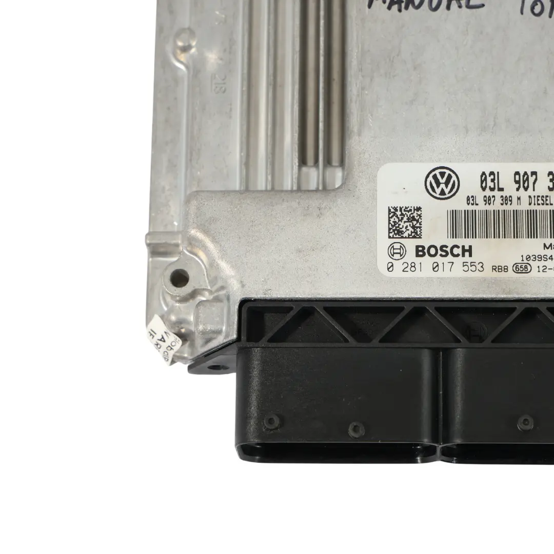Volkswagen Transporter T5 2.0 TDI CAAB Moteur Calculateur 102Ch - SKU 03L907309M - Numéro de pièce 03L907309M