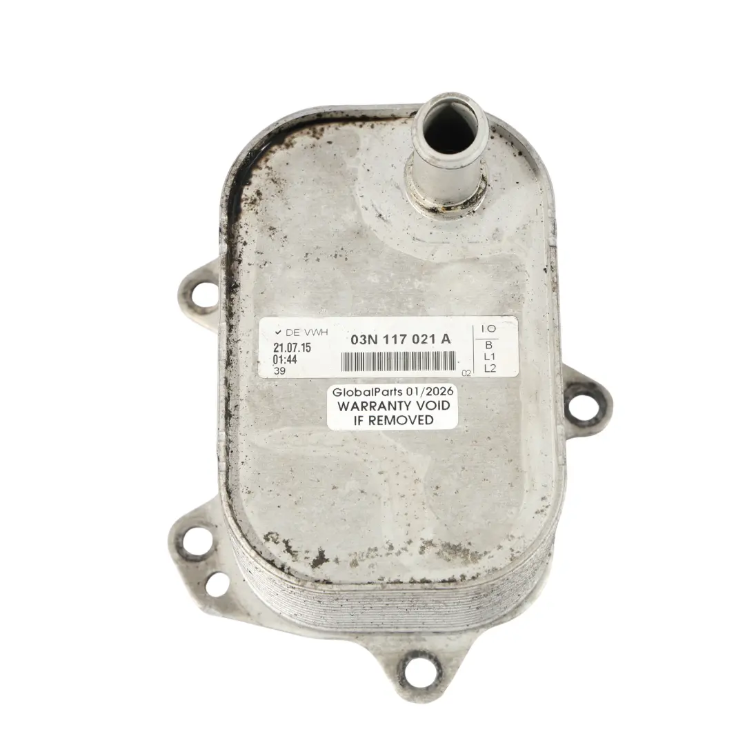 Öl Kühler Kühl Einheit 2.0 TDI Diesel Motor für Audi A4 B8 mit Teilenummer 03N117021A Audi A4 B8 Öl Kühler Kühl Einheit 2.0 TDI Diesel Motor - SKU 03N117021A - Teilenummer 03N117021A