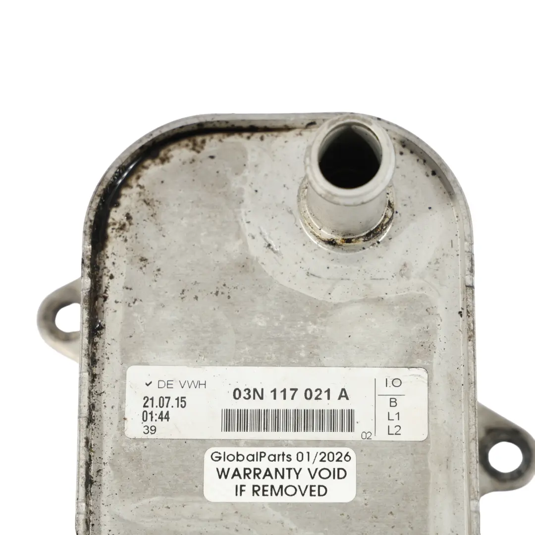 Audi A4 B8 Unidad Refrigeración Enfriador Aceite Motor Diesel 2.0 TDI - SKU 03N117021A - Número de pieza 03N117021A