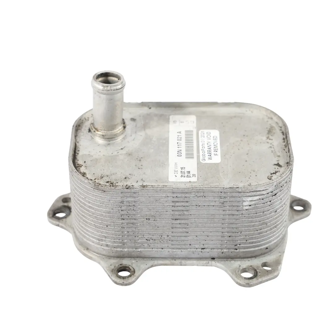 Unidad Refrigeración Enfriador Aceite Motor Diesel 2.0 TDI para Audi A4 B8 con número de pieza 03N117021A Audi A4 B8 Unidad Refrigeración Enfriador Aceite Motor Diesel 2.0 TDI - SKU 03N117021A - Número de pieza 03N117021A