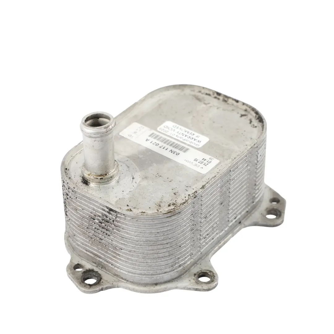 Oil Cooler Cooling Unit 2.0 TDI Diesel Engine to Audi A4 B8 with Part number 03N117021A Audi A4 B8 Oil Cooler Cooling Unit 2.0 TDI Diesel Engine - SKU 03N117021A - Part number 03N117021A