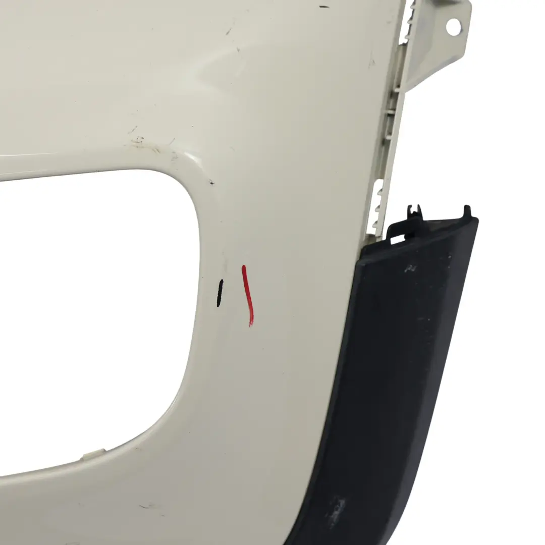 Mini R56 R57 Embellecedor Parachoques Trasero JCW Aerokit Pepper White - 850 - SKU 0404110-PW - Número de pieza 0404110