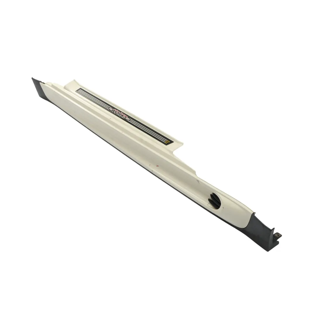 Mini R56 R57 Side Skirt JCW Left Door N/S Sill Trim Pepper White - 850 - SKU 0404115-PW - Part number 0404115
