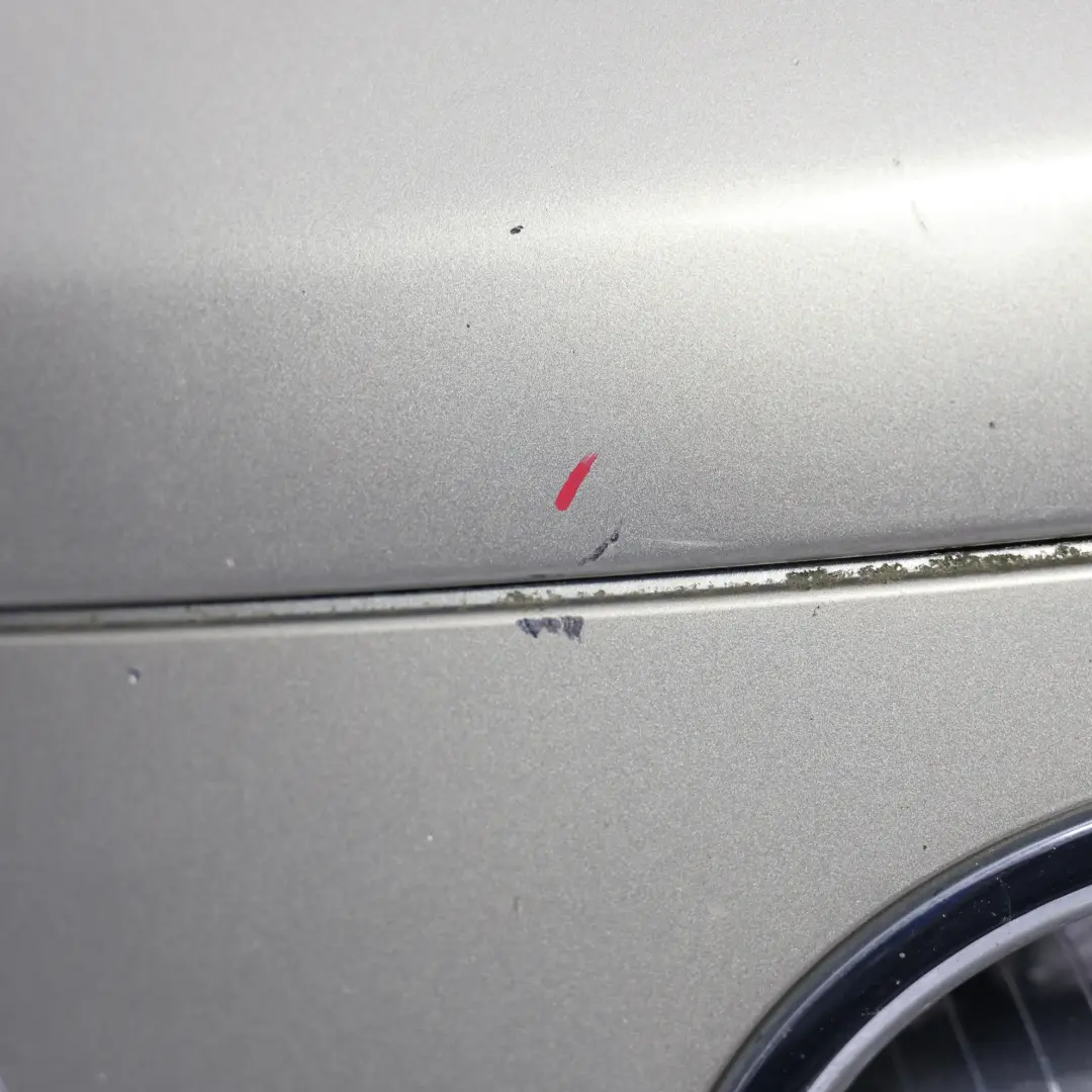 Front Bumper Trim Panel Sparkling Silver Metallic - A60 to Mini R55 R56 with Part number 0430221 Mini R55 R56 Front Bumper Trim Panel Sparkling Silver Metallic - A60 - SKU 0430221-SS1 - Part number 0430221