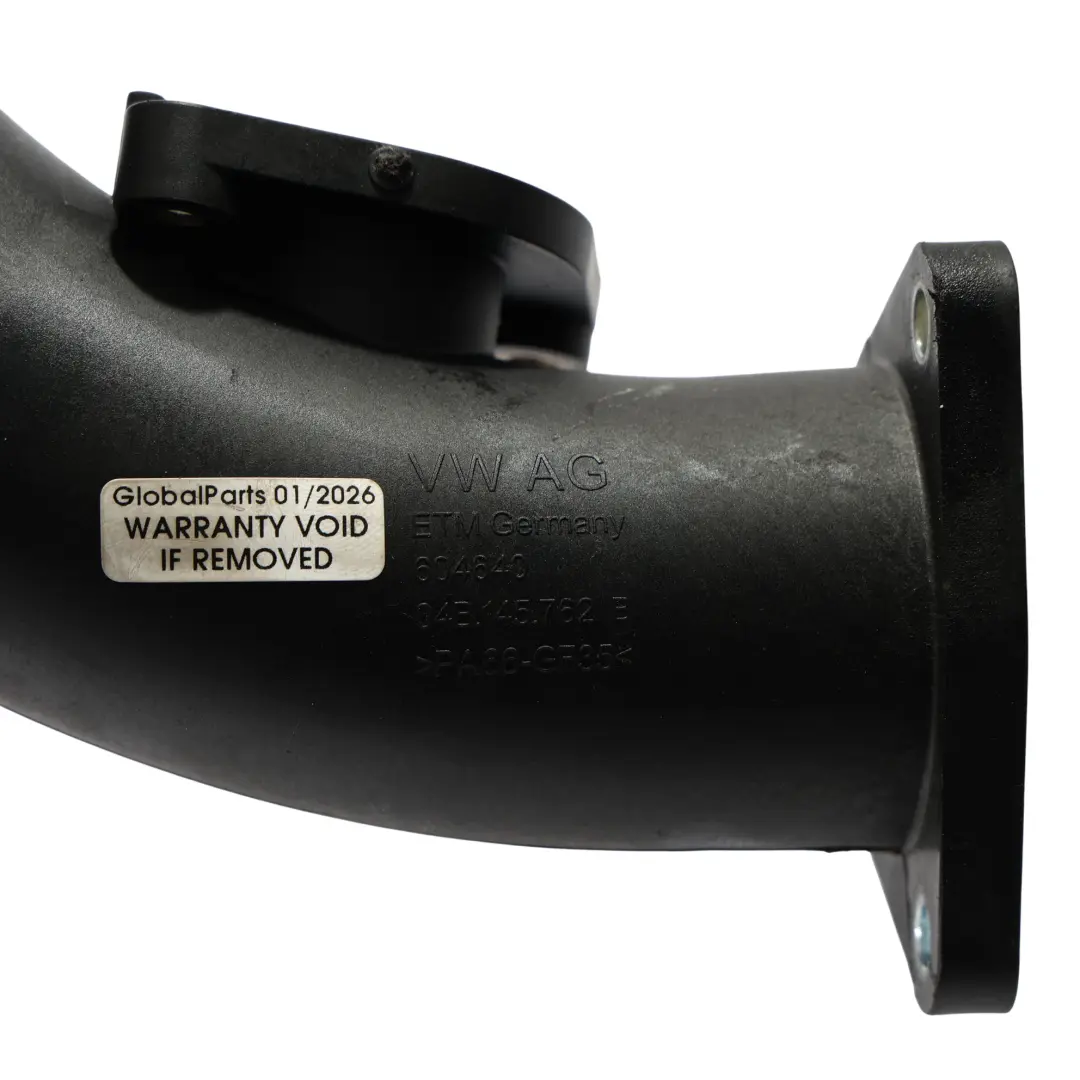 Mk5 Audi A1 8X Intercooler Air Intake Hose Pipe Tube 1.4 TDI to VW Polo with Part number 04B145762B VW Polo Mk5 Audi A1 8X Intercooler Air Intake Hose Pipe Tube 1.4 TDI - SKU 04B145762B - Part number 04B145762B