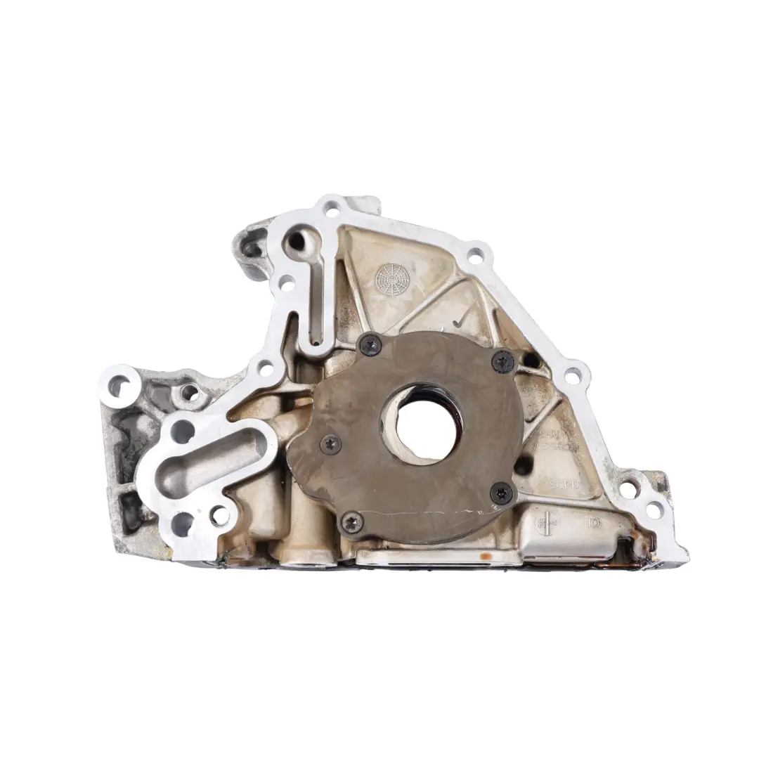 VW Volkswagen Polo Mk5 6R Unità Pompa Olio CJZC Motore Benzina - SKU 04E115105AB - Numero di parte 04E115105AB