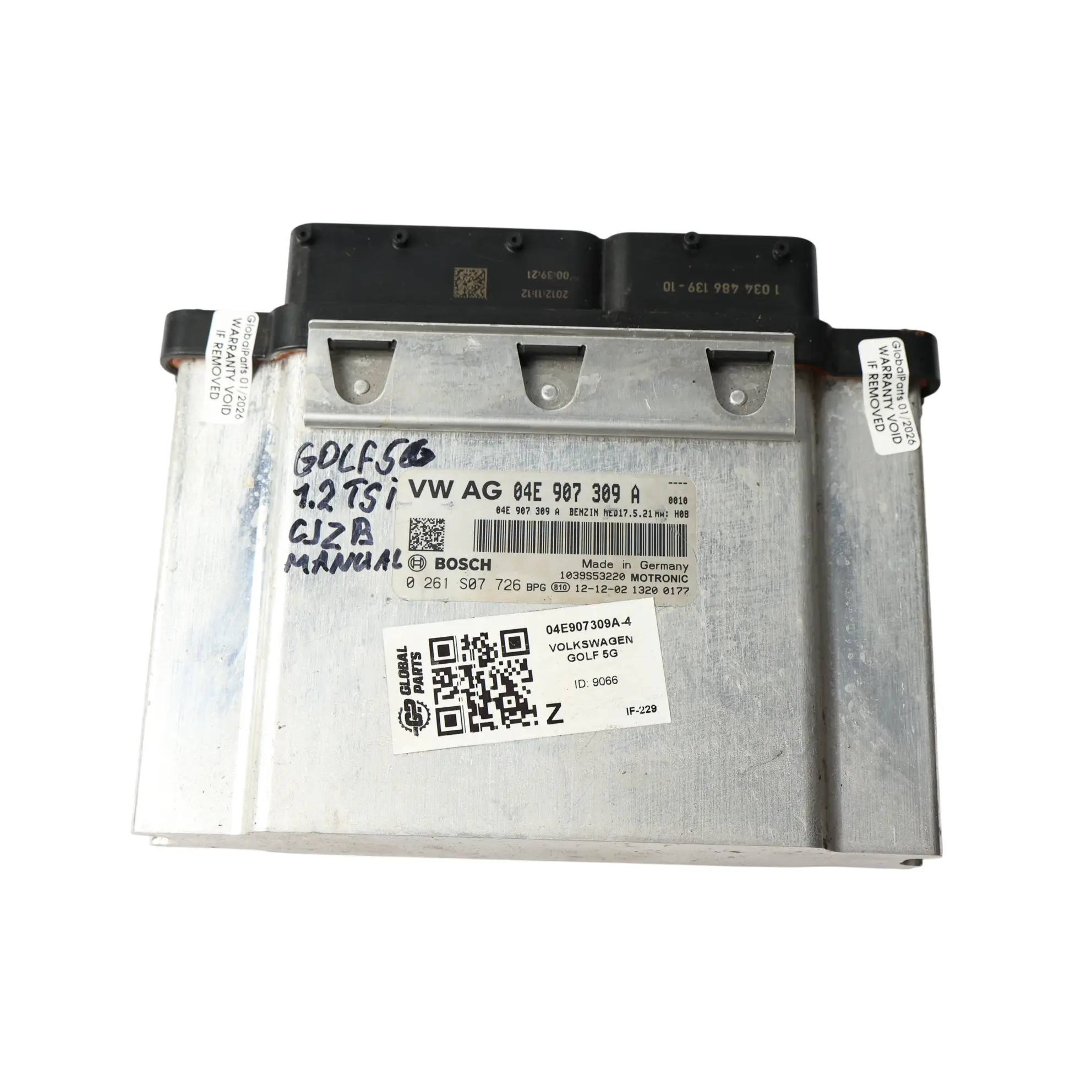 Volkswagen Golf Mk7 1.2 TSI CJZB 86HP Control Motor ECU 04E907309A Manual