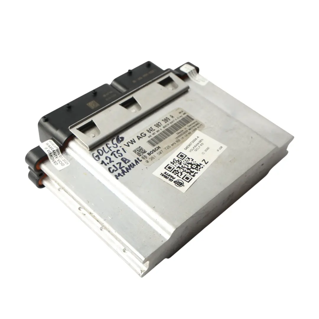 CJZB 86HP Calculateur Moteur ECU Manuel pour Volkswagen Golf Mk7 1.2 TSI à propos du numéro de pièce 04E907309A Volkswagen Golf Mk7 1.2 TSI CJZB 86HP Calculateur Moteur ECU Manuel - SKU 04E907309A-4 - Numéro de pièce 04E907309A