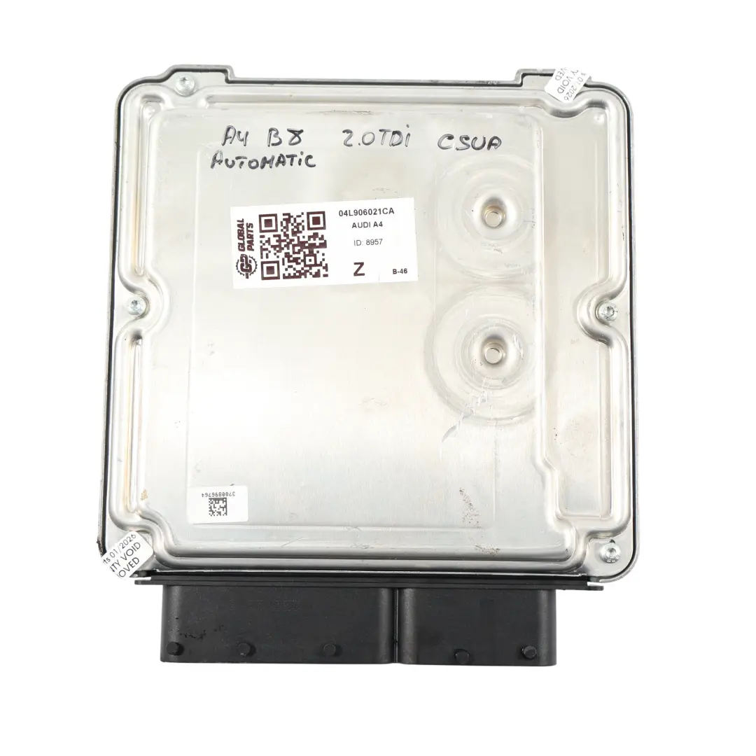 Audi A4 B8 2.0 TDI CSUA 150HP Unidad Control Motor ECU Automático - SKU 04L906021CA - Número de pieza 04L906021CA