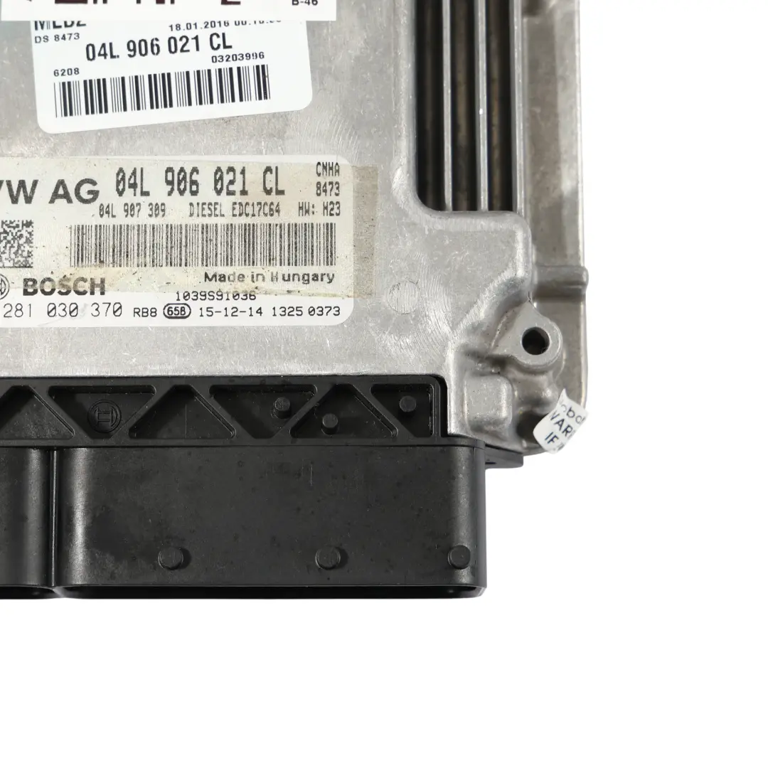 Audi A5 8T 2.0 TDI CNHA 190HP Engine Control Unit ECU Kit Key Manual - SKU 04L906021CL-1 - Part number 04L906021CL
