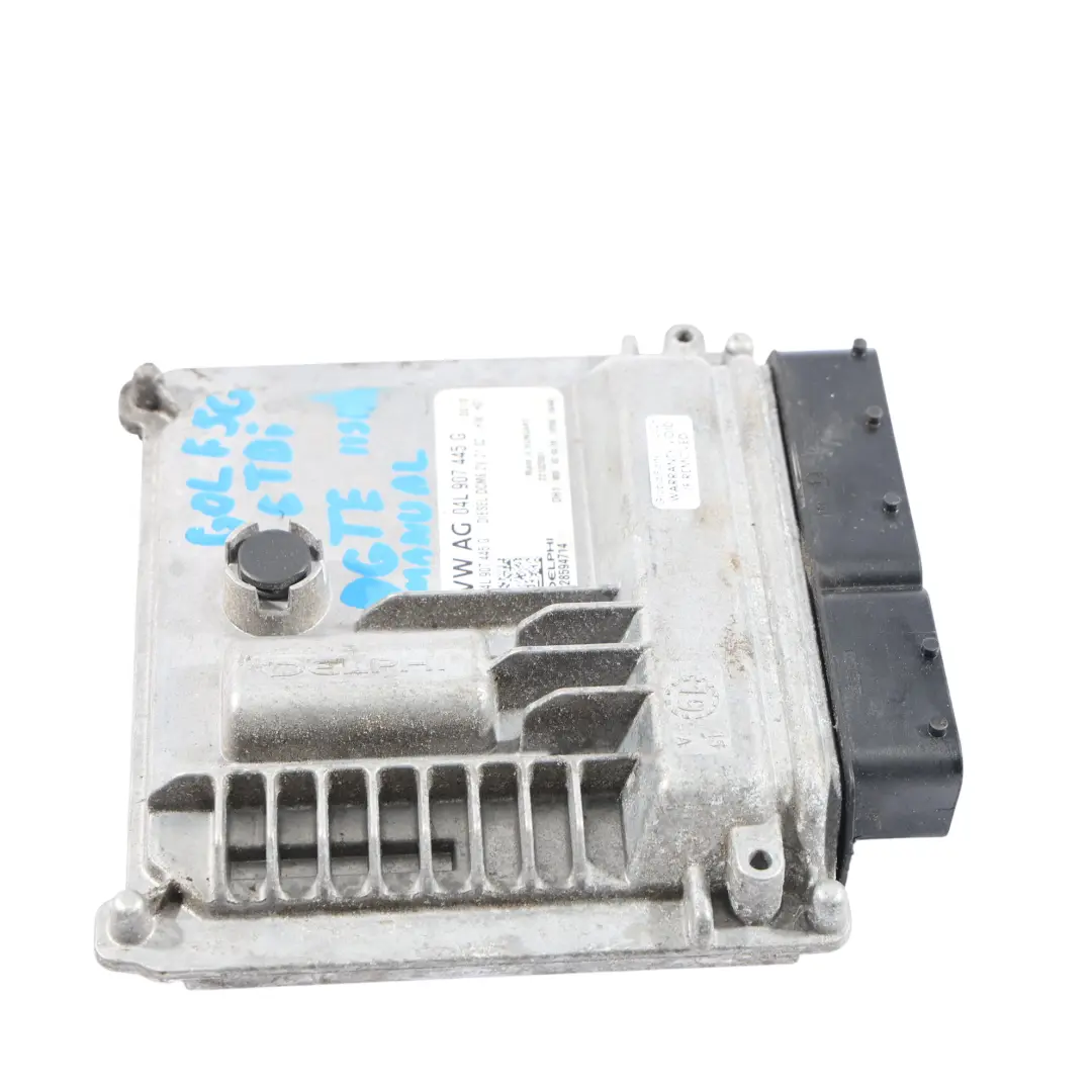 VW Volkswagen Golf Mk7 1.6 TDI DGTE 115HP Control Motor ECU Manual - SKU 04L907445G-2 - Número de pieza 04L907445G