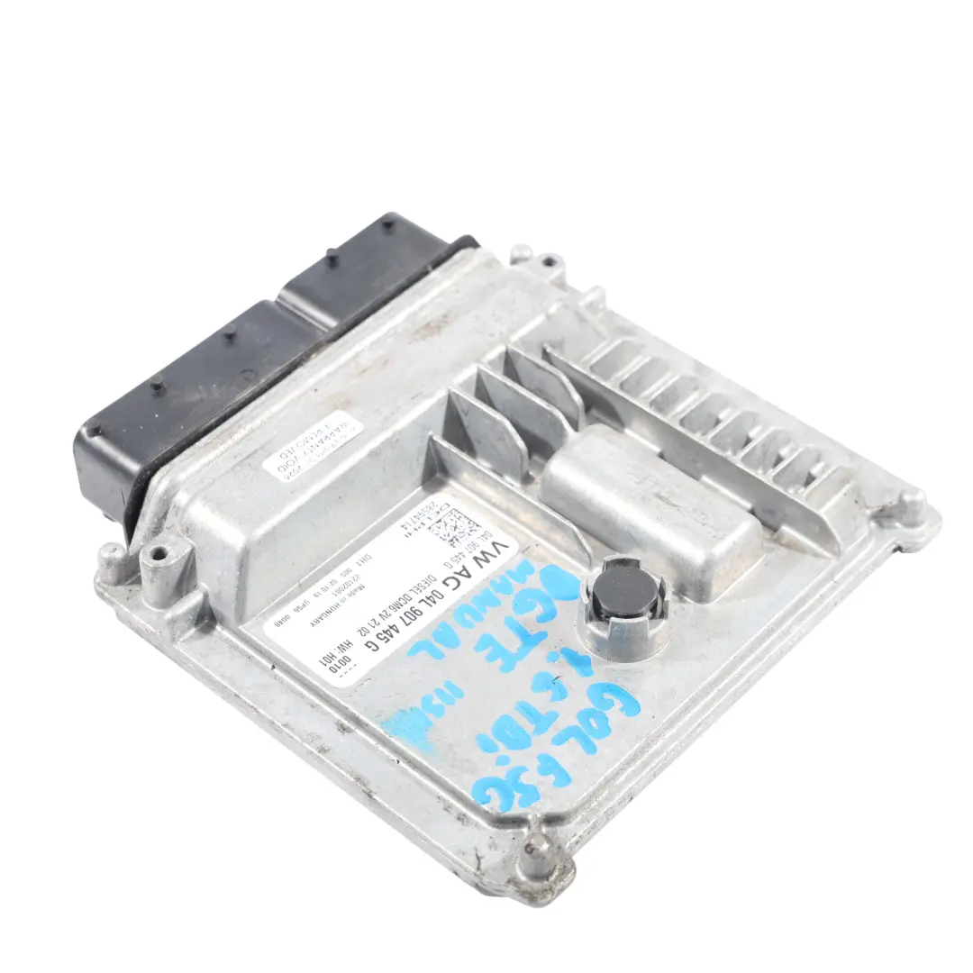 DGTE 115HP Control Motor ECU Manual para VW Volkswagen Golf Mk7 1.6 TDI con número de pieza 04L907445G VW Volkswagen Golf Mk7 1.6 TDI DGTE 115HP Control Motor ECU Manual - SKU 04L907445G-2 - Número de pieza 04L907445G