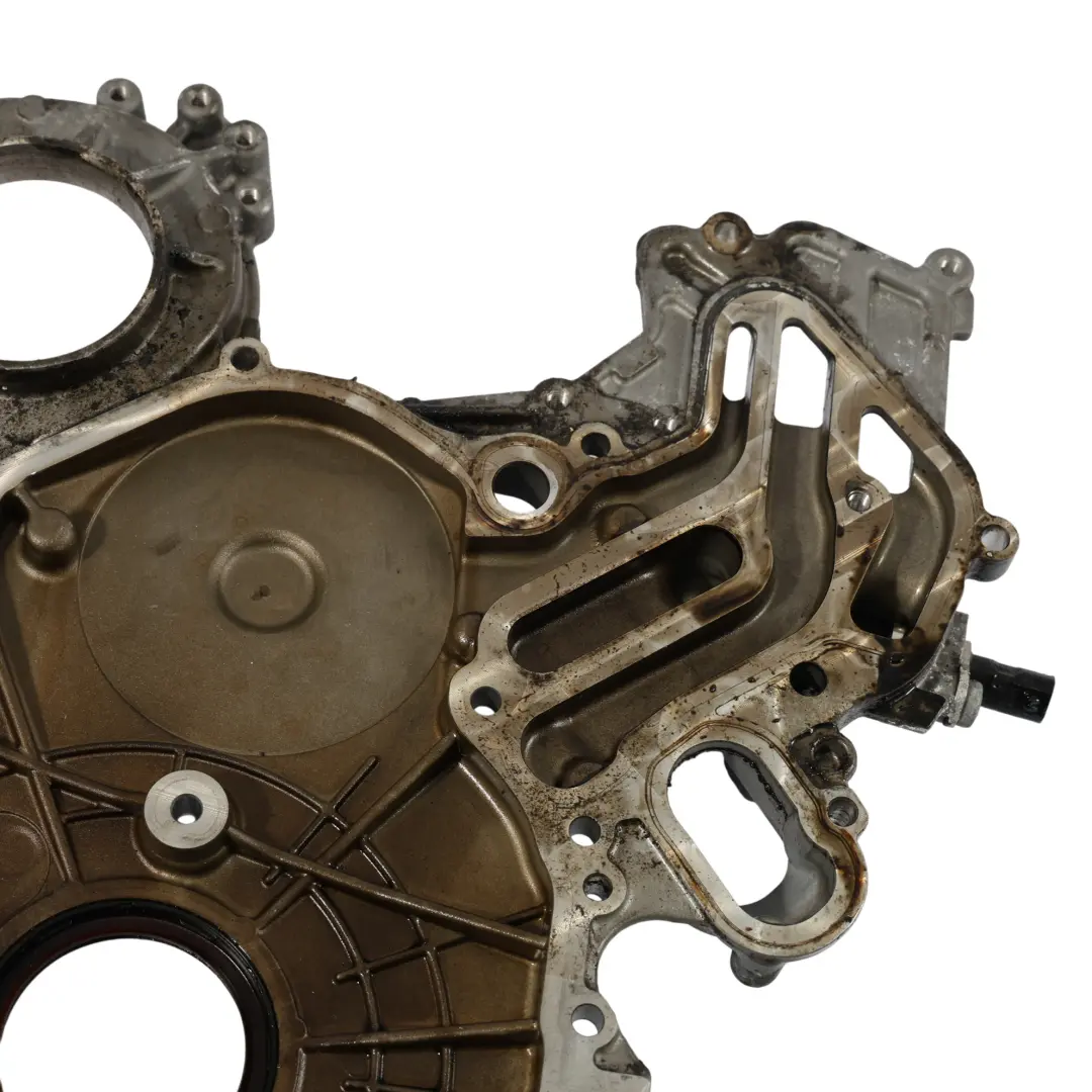 Audi Q7 4M Engine Timing Case Chain Box Cover Plate 3.0 TDI - SKU 059103153CT - Part number 059103153CT