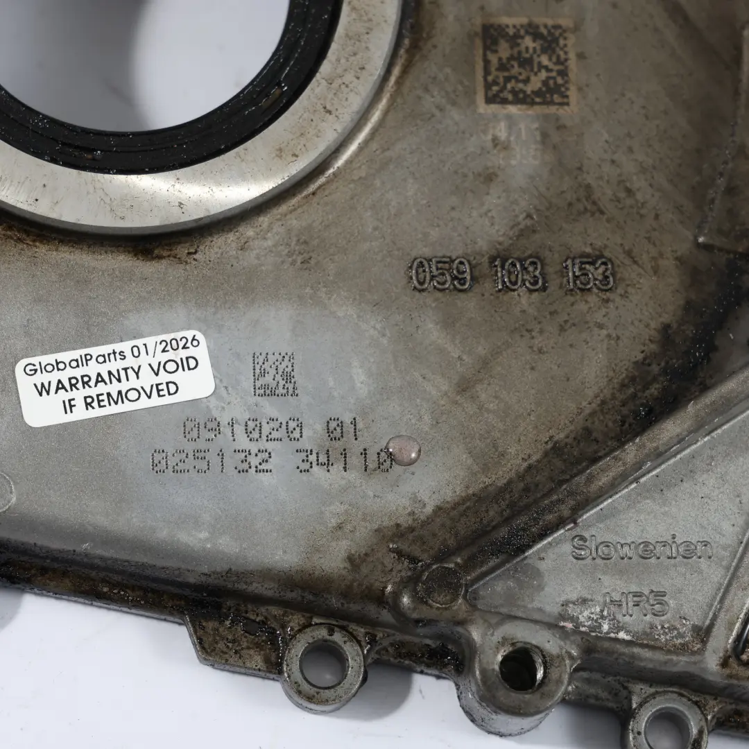 4M Motore Caso Catena Scatola Coperchio Piastra 3.0 TDI per Audi Q7 con numero di parte 059103153CT Audi Q7 4M Motore Caso Catena Scatola Coperchio Piastra 3.0 TDI - SKU 059103153CT - Numero di parte 059103153CT