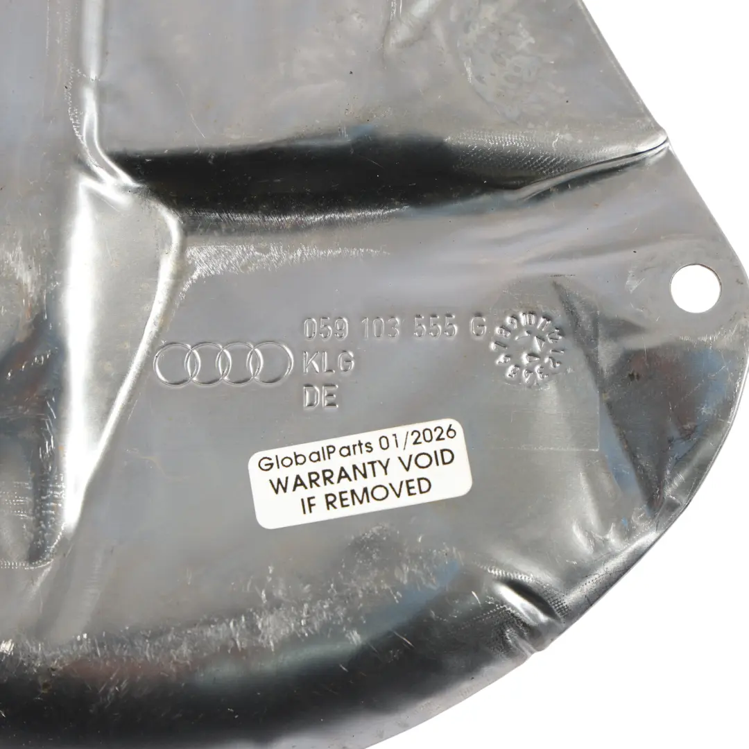 Audi A8 D4 3.0 TDI Protection Thermique De Couvercle De Culasse - SKU 059103555G - Numéro de pièce 059103555G