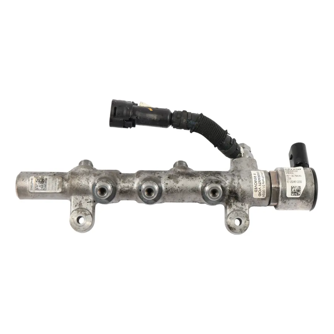 Audi Q7 4M Fuel Rail Einspritz Leitung 3.0 TDI Diesel Motor 057130764AB - SKU 057130764AS - Teilenummer 057130764AS