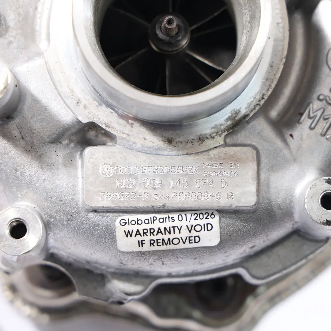 CLAB Turbocharger Turbo to Audi A4 B8 A6 C7 3.0 TDI with Part number 059145874D Audi A4 B8 A6 C7 3.0 TDI CLAB Turbocharger Turbo - SKU 059145874D - Part number 059145874D