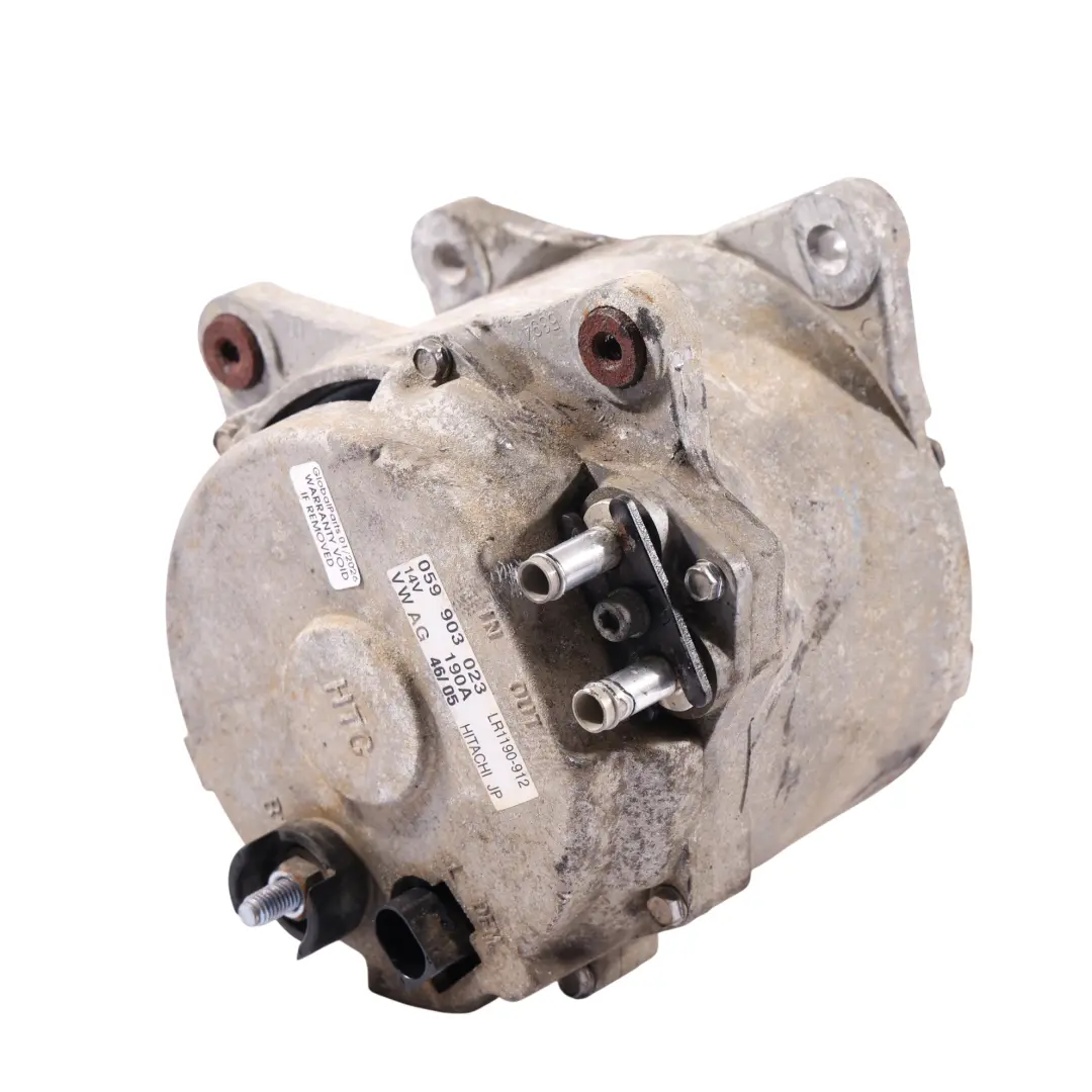 VW Volkswagen Touareg 7P Alternator Generator 14V 190A 3.0 TDI 059903023 - SKU 059903018X - Numer Części 059903018X
