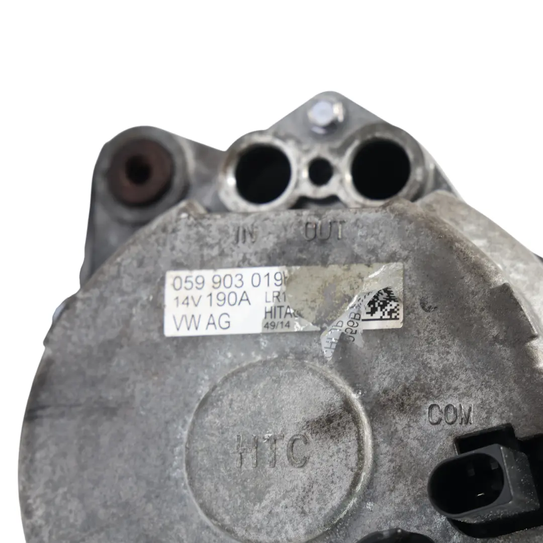 Audi A8 D4 Alternador Generador Unidad Eléctrica 3.0 TDI Motor Diesel - SKU 059903019H - Número de pieza 059903019H