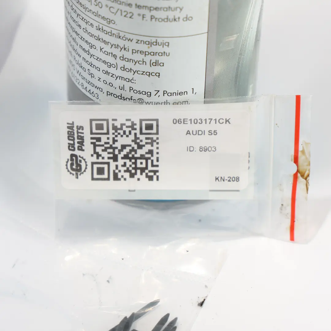 Audi A5 S5 8T Tapa Cadena Distribución Cigüeñal Motor Gasolina 3.0 (06E103173) - SKU 06E103171CK - Número de pieza 06E103171CK