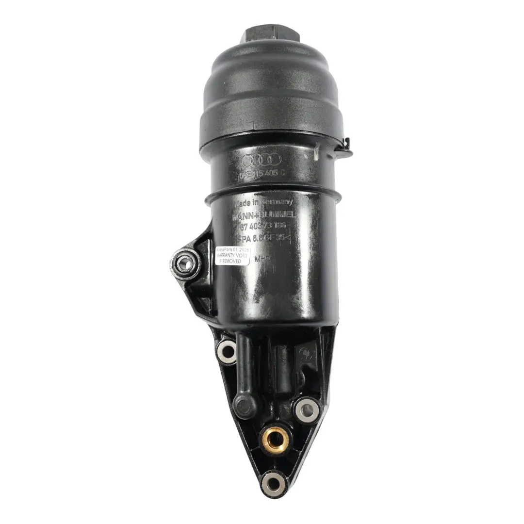 Audi A6 C7 2.8 3.0 Petrol Engine Oil Filter Housing - SKU 06E115405C - Part number 06E115405C