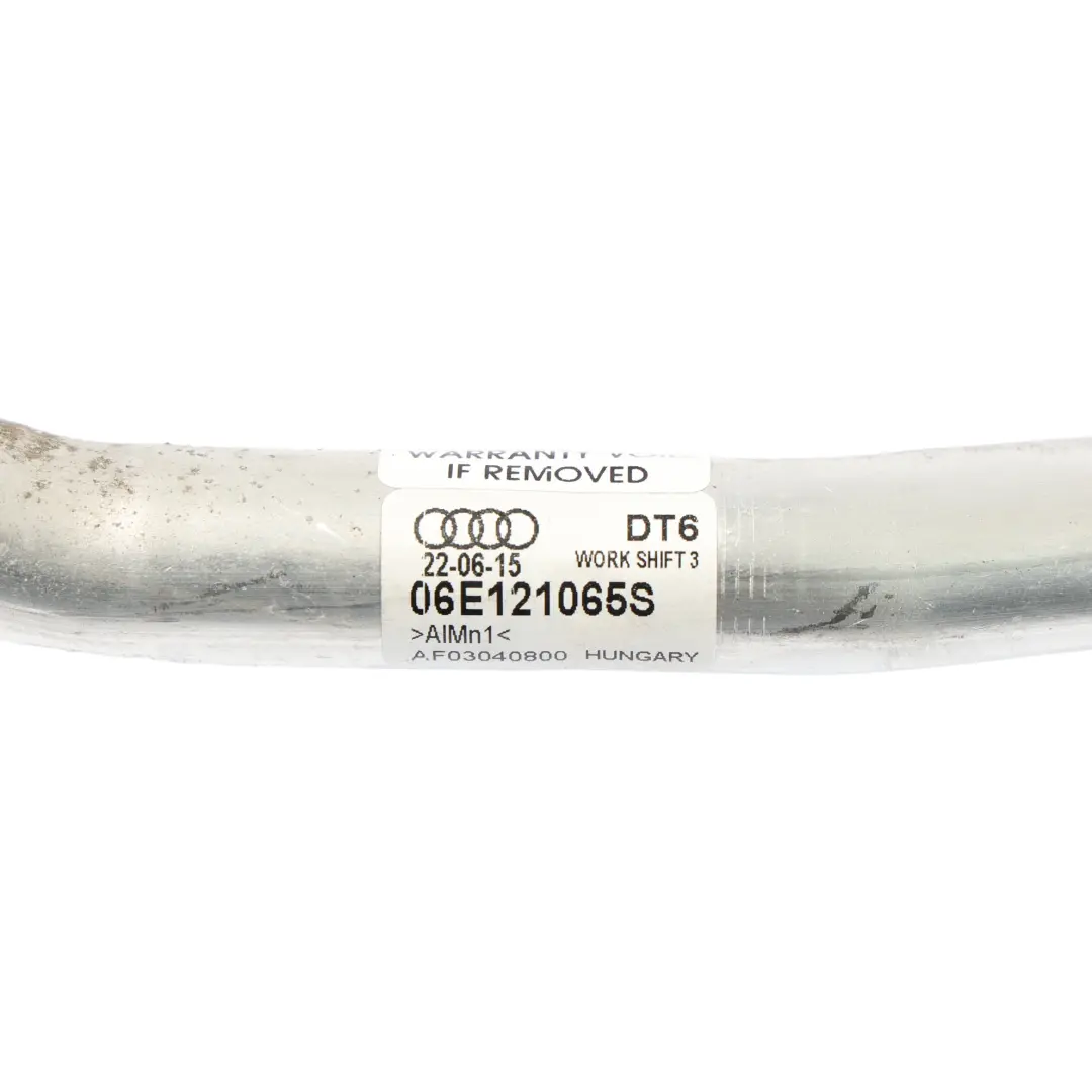 Tubo Acqua Raffreddamento Linea 3.0 TFSI per Audi A4 B8 A5 S5 8T con numero di parte 06E121065S Audi A4 B8 A5 S5 8T Tubo Acqua Raffreddamento Linea 3.0 TFSI - SKU 06E121065S - Numero di parte 06E121065S