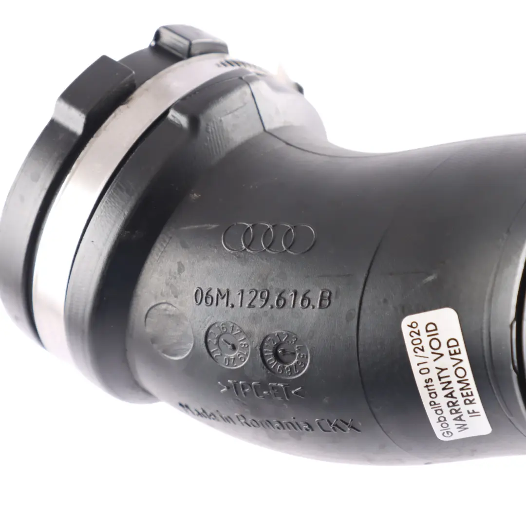 Intake Hose Line Pipe Tube Duct to Audi A6 C8 Air with Part number 06M129616B Audi A6 C8 Air Intake Hose Line Pipe Tube Duct - SKU 06M129616B - Part number 06M129616B