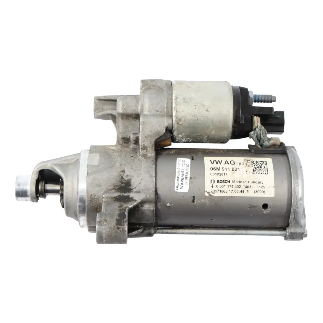 Motorino Di Avviamento Motore Bosch TFSI Benzina per Audi S4 B9 S5 F5 con numero di parte 06M911021 Audi S4 B9 S5 F5 Motorino Di Avviamento Motore Bosch TFSI Benzina - SKU 06M911021 - Numero di parte 06M911021
