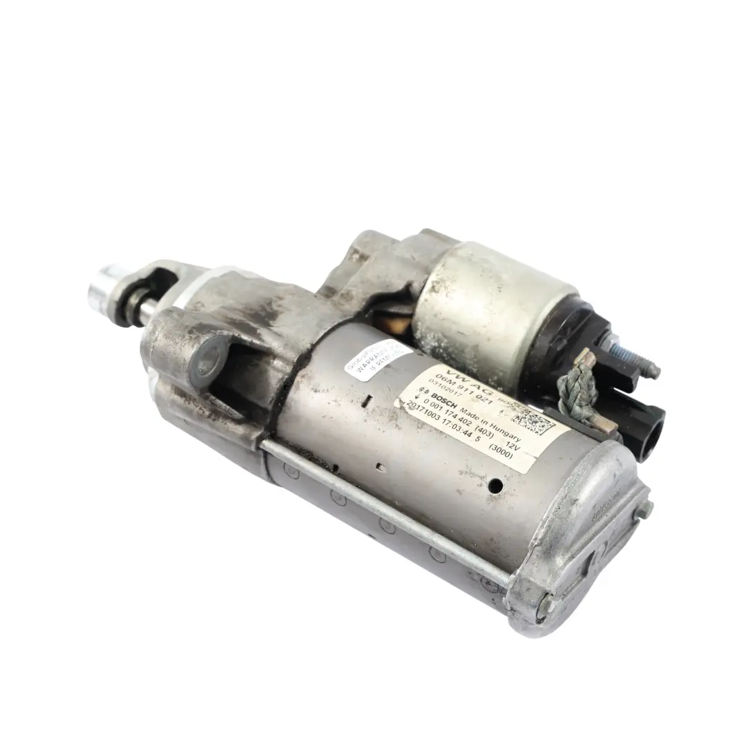 Motorino Di Avviamento Motore Bosch TFSI Benzina per Audi S4 B9 S5 F5 con numero di parte 06M911021 Audi S4 B9 S5 F5 Motorino Di Avviamento Motore Bosch TFSI Benzina - SKU 06M911021 - Numero di parte 06M911021