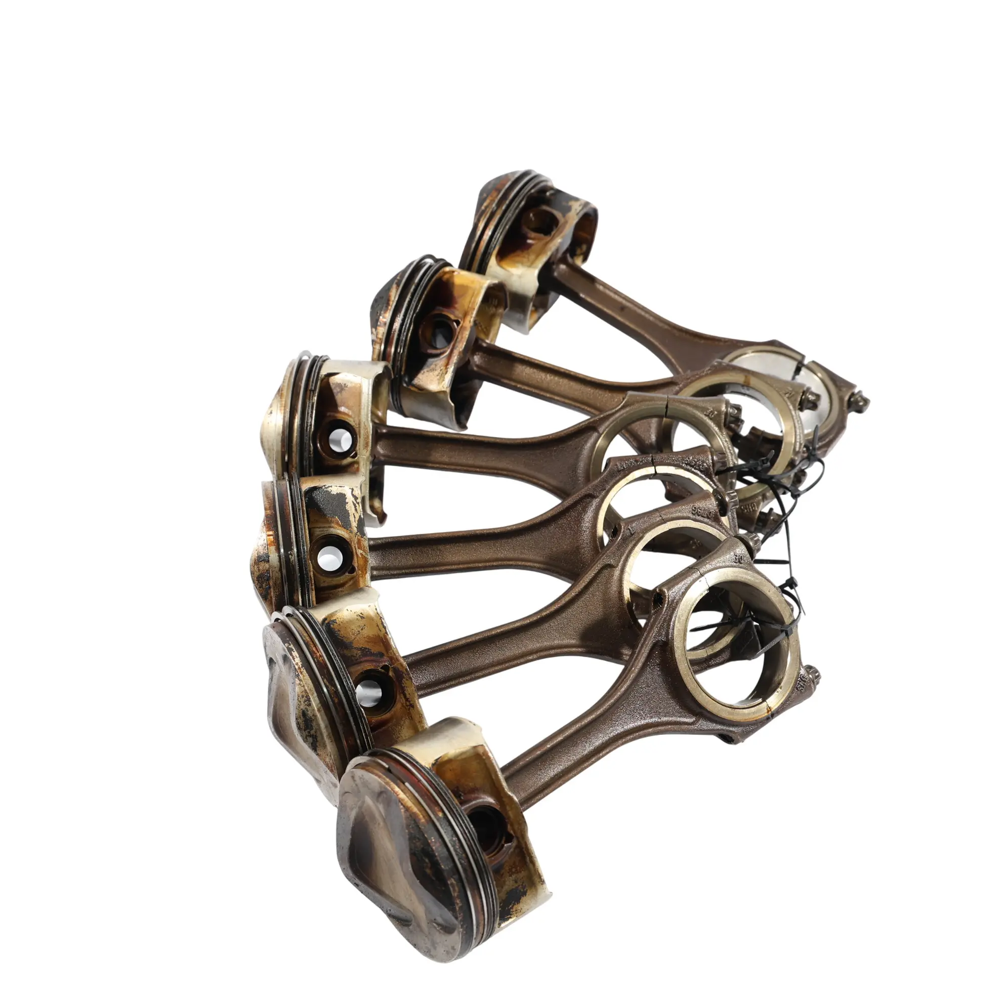 AUDI A6 C6 A8 D3 2.8 FSI Kolben Pleuelstange Pleuelstange Satz Sechs 079G84L103