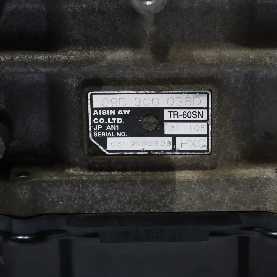 7L 3.0 TDI Automatic Gearbox HXG 09D300038D WARRANTY to Audi Q7 4L VW Touareg with Part number 09D300038DX Audi Q7 4L VW Touareg 7L 3.0 TDI Automatic Gearbox HXG 09D300038D WARRANTY - SKU 09D300038DX - Part number 09D300038DX