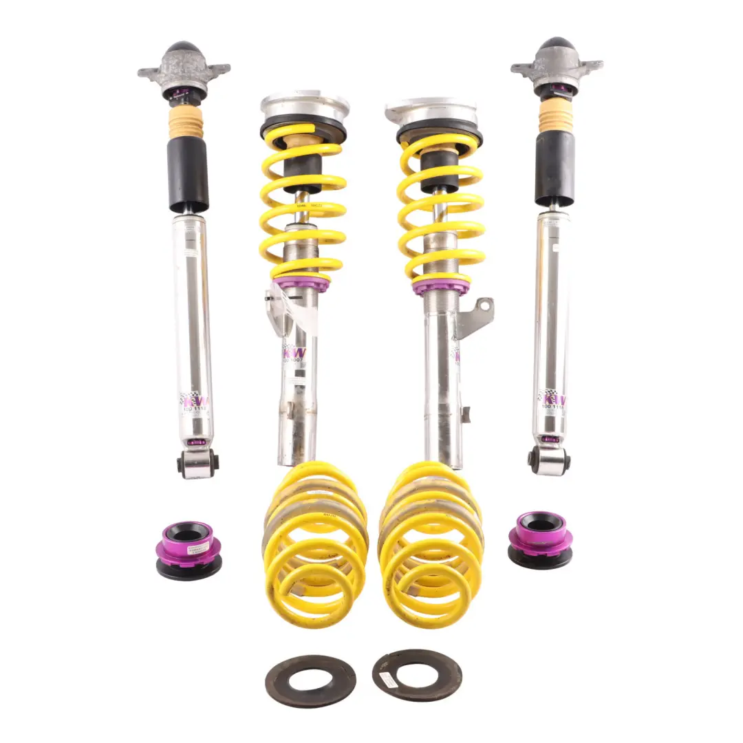 Volkswagen VW Golf Mk7 Spring Strut KW Front Rear Suspension N/O/S Coilover Set - SKU 100-1007 - Part number 100-1007