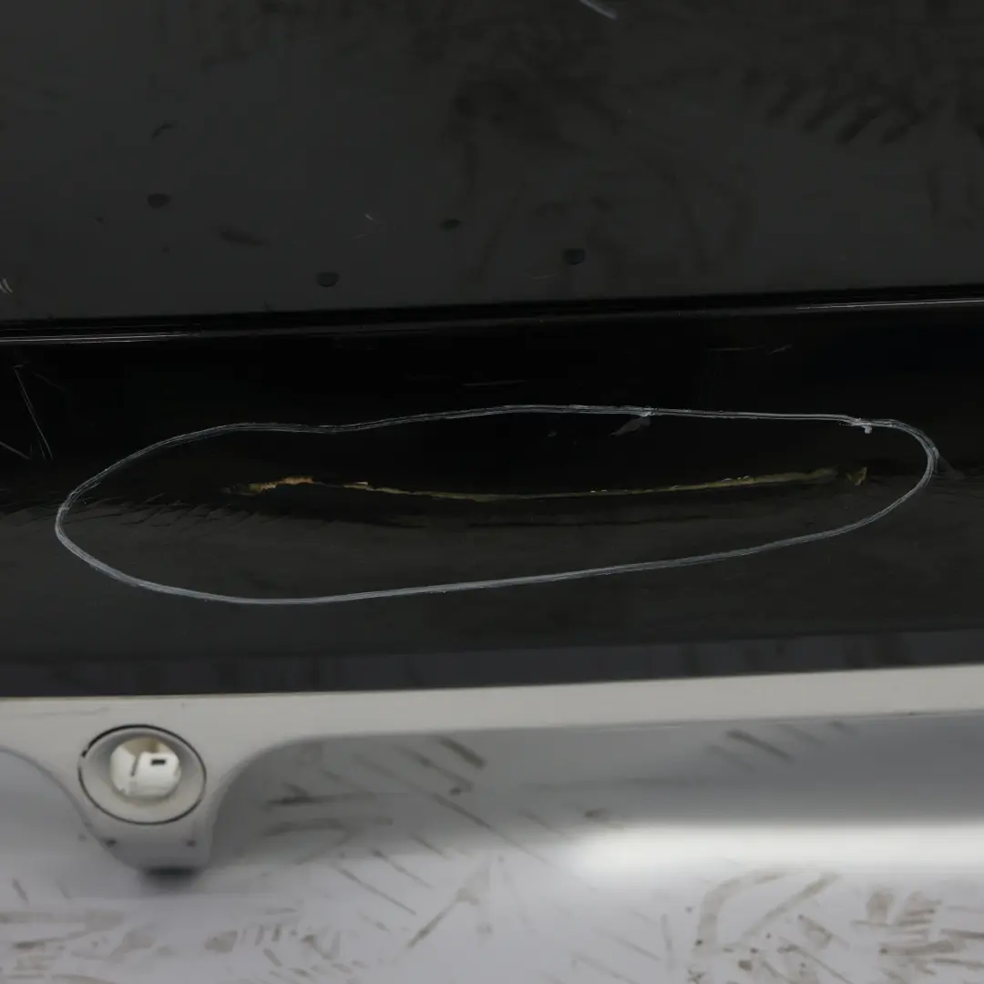 Ford Mondeo Mk4 Saloon Rear Bumper Trim Panel Cover Panther Black Metallic - D9 - SKU 1483901-PBL - Part number 1483901