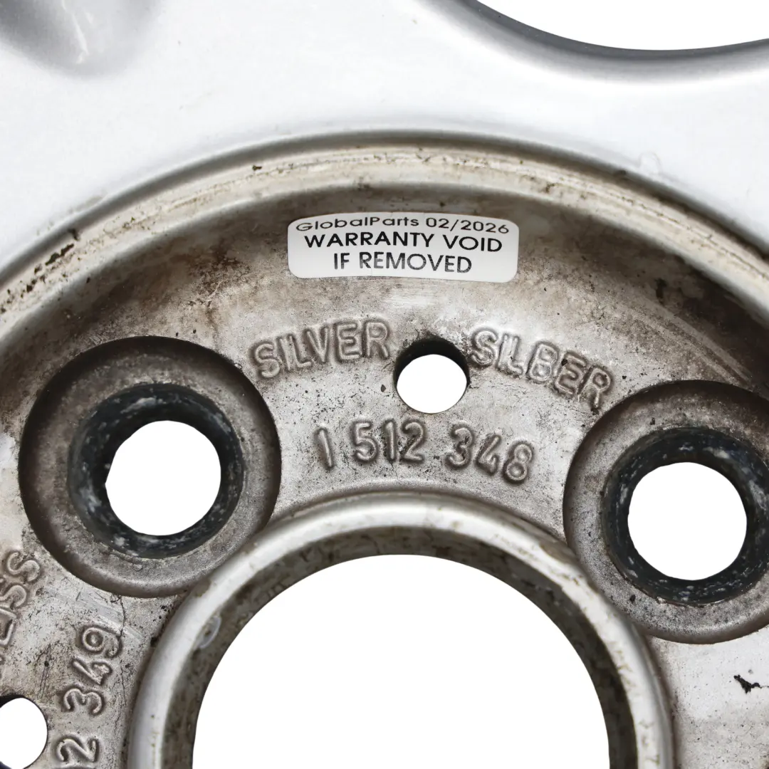 Felga Aluminiowa 16'' 6,5J ET:48 Srebrna do Mini R50 o numerze 1512348 Mini R50 Felga Aluminiowa 16'' 6,5J ET:48 Srebrna - SKU 1512348-2 - Numer Części 1512348