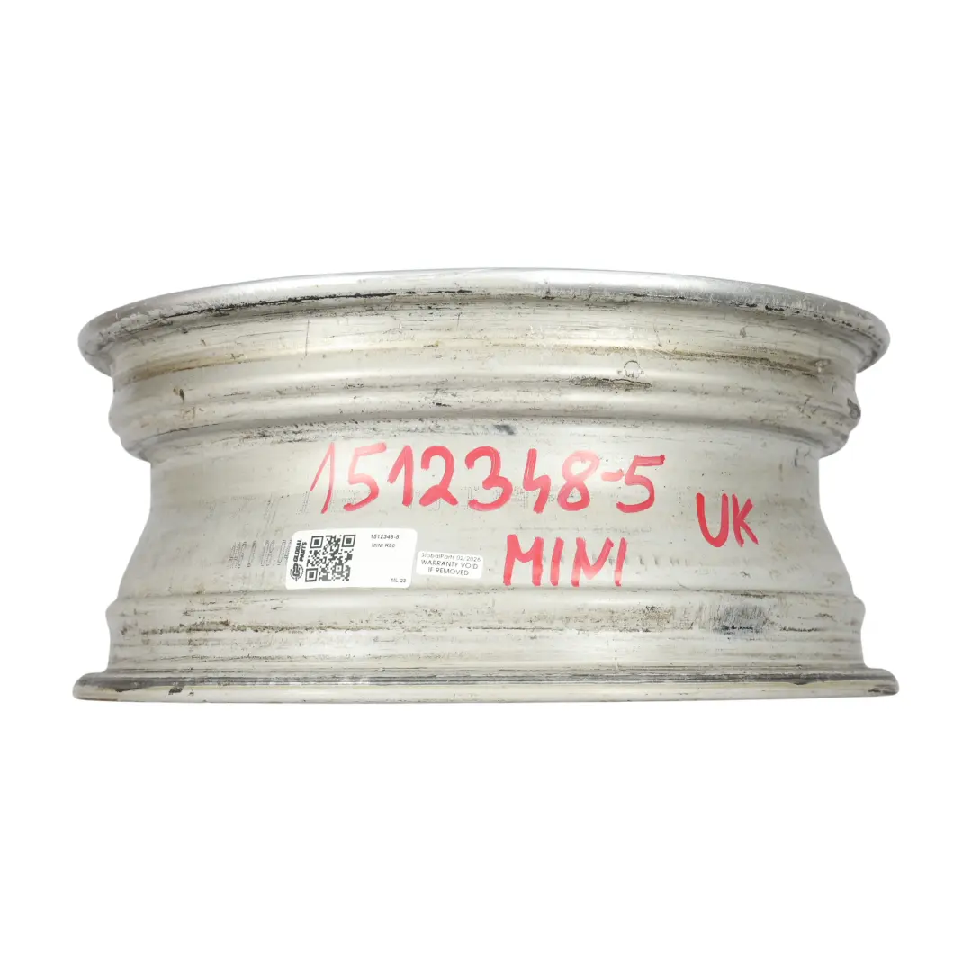 Alloy Rim 16 6,5J ET:48 5-Spider Spoke 83 to Mini Cooper One R50 Wheel with Part number 1512348 Mini Cooper One R50 Wheel Alloy Rim 16 6,5J ET:48 5-Spider Spoke 83 - SKU 1512348-5 - Part number 1512348