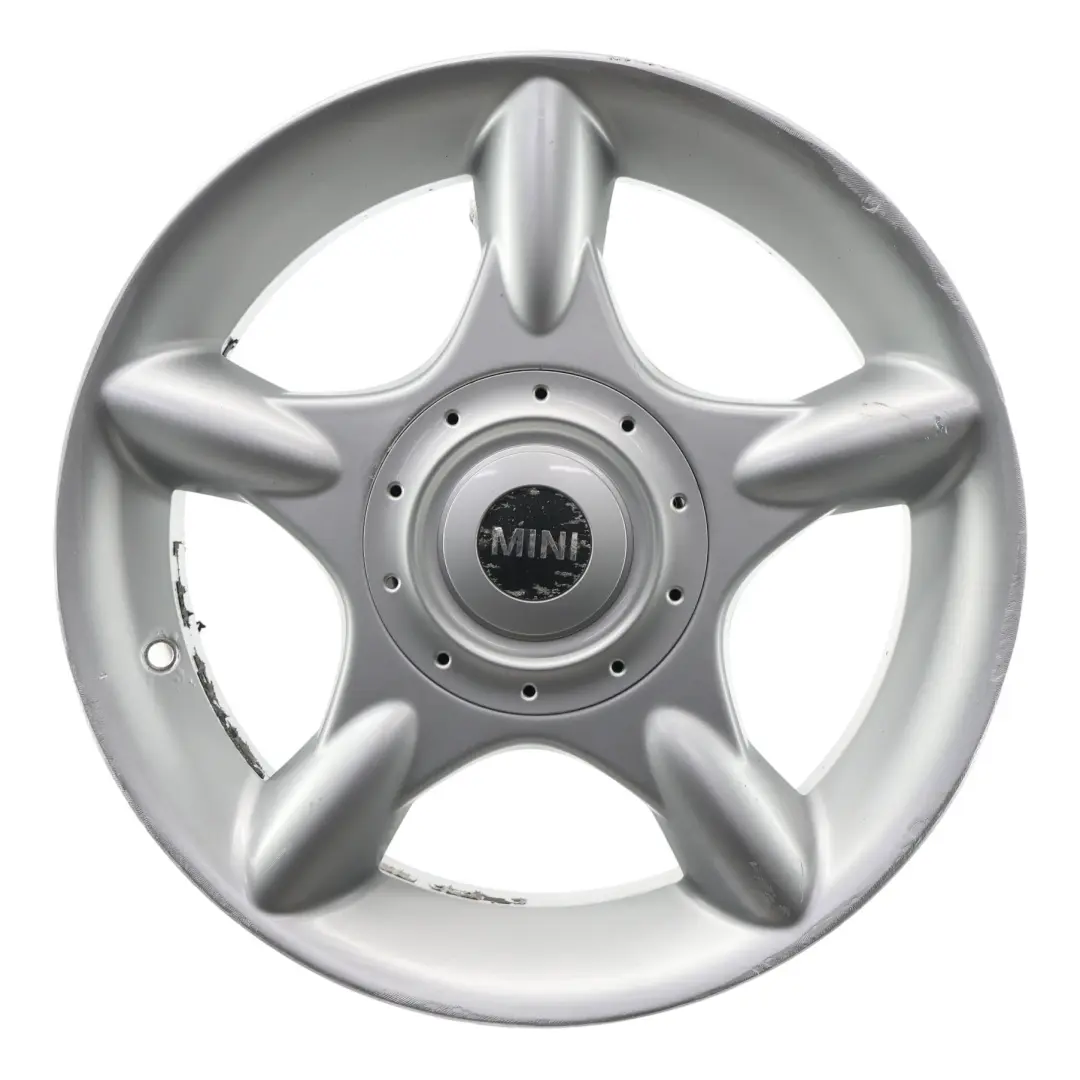 Alloy Rim 16" ET:48 6,5J 5-Spider Spoke 83 to Mini Cooper One R50 Wheel with Part number 1512348 Mini Cooper One R50 Wheel Alloy Rim 16" ET:48 6,5J 5-Spider Spoke 83 - SKU 1512348-6 - Part number 1512348