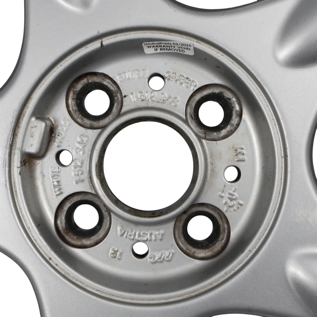 Mini Cooper One R50 Wheel Alloy Rim 16" ET:48 6,5J 5-Spider Spoke 83 - SKU 1512348-6 - Part number 1512348