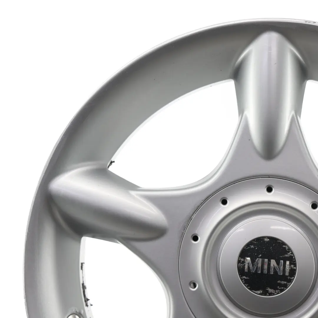 Alloy Rim 16" ET:48 6,5J 5-Spider Spoke 83 to Mini Cooper One R50 Wheel with Part number 1512348 Mini Cooper One R50 Wheel Alloy Rim 16" ET:48 6,5J 5-Spider Spoke 83 - SKU 1512348-6 - Part number 1512348