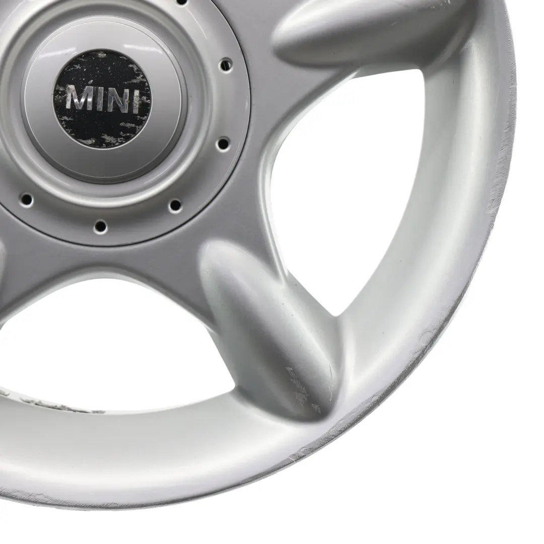 Alloy Rim 16" ET:48 6,5J 5-Spider Spoke 83 to Mini Cooper One R50 Wheel with Part number 1512348 Mini Cooper One R50 Wheel Alloy Rim 16" ET:48 6,5J 5-Spider Spoke 83 - SKU 1512348-6 - Part number 1512348