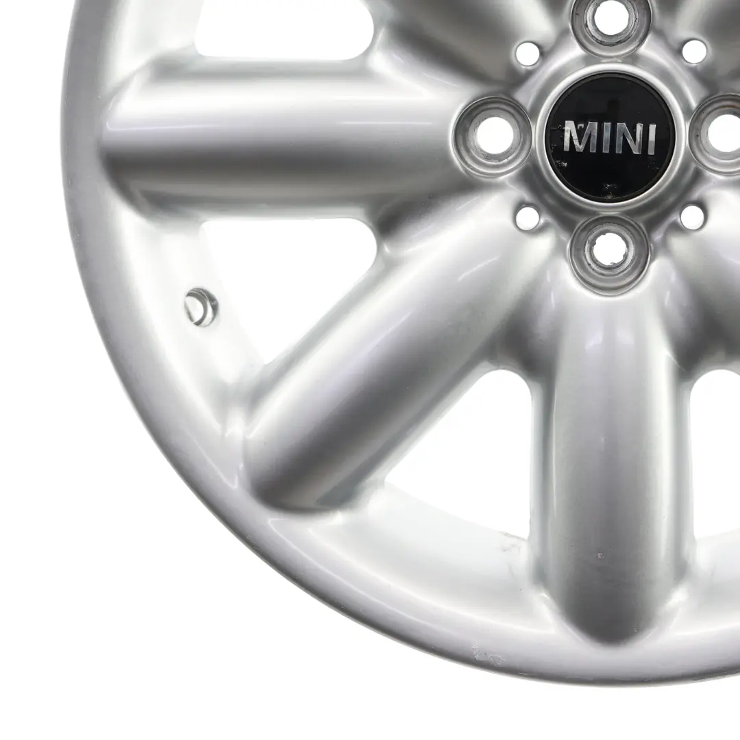 Mini Cooper R50 R55 R56 R57 Llanta de aluminio plata 17" ET: 48 7J Rayo 85 - SKU 1512352-2 - Número de pieza 1512352